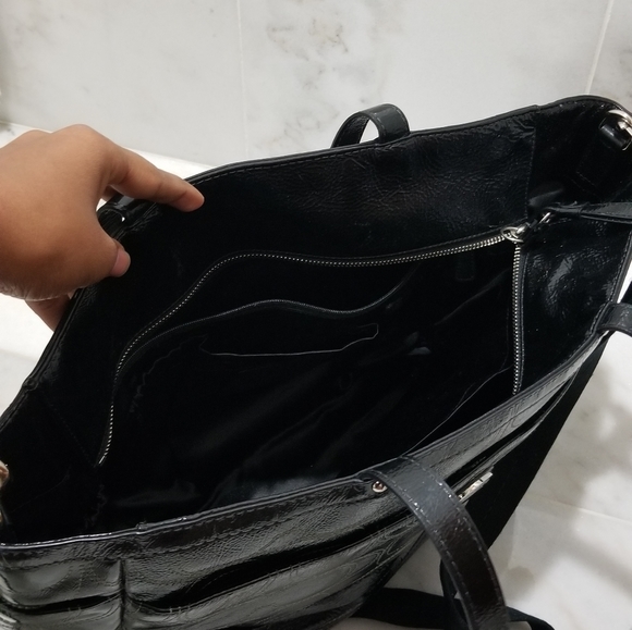 Coach Diaper Bag Black Signature Logo - Picture 11 of 14